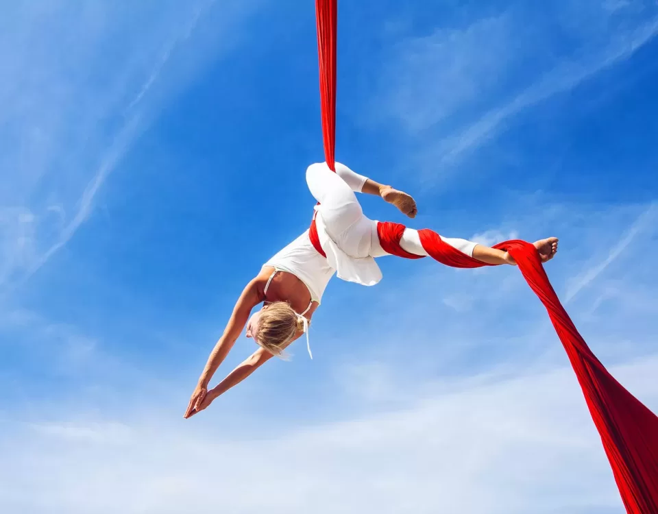 prova acrobatica aerea